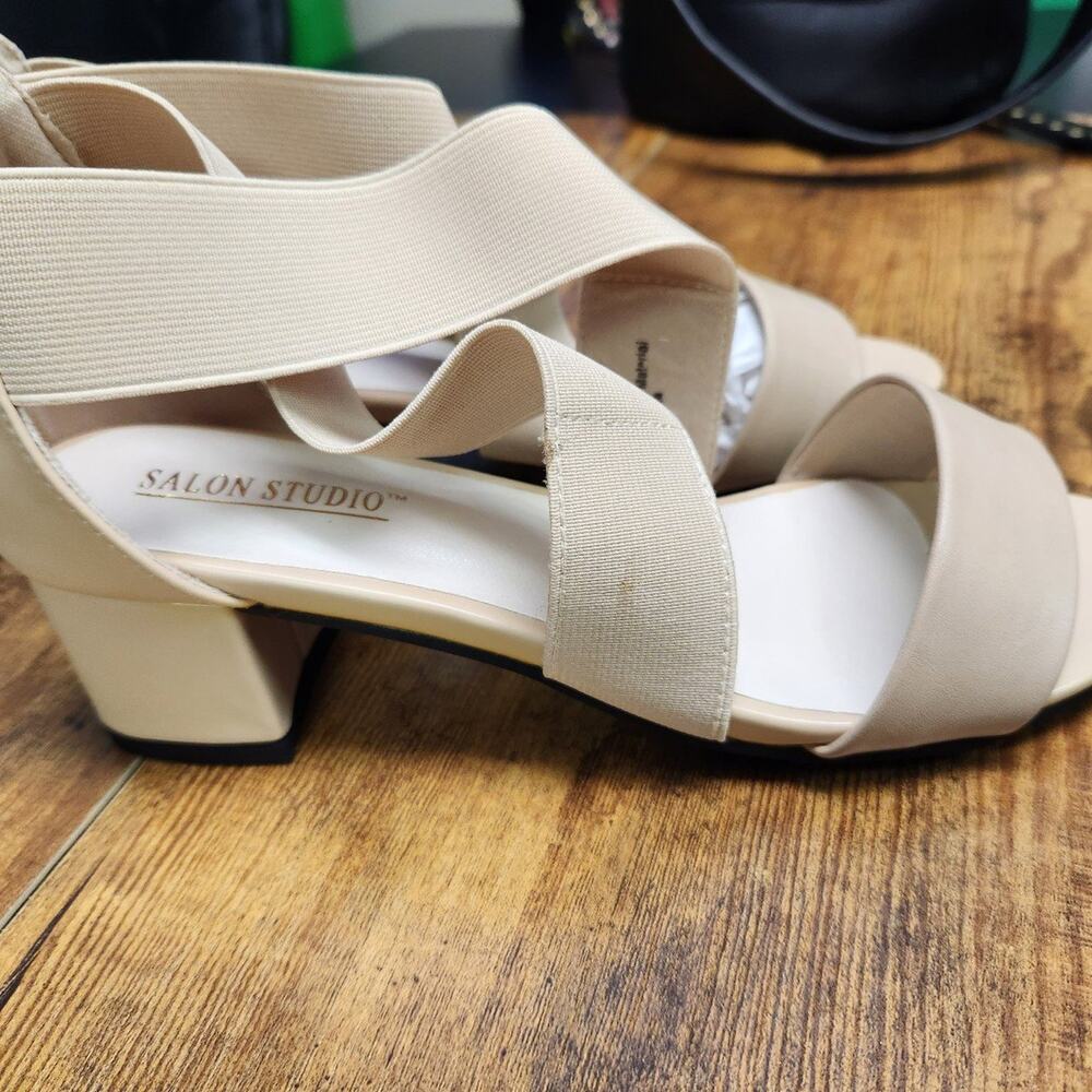 Salon Studio Tan Heels Size 8.5 Nwot